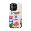 Phone Case — "Jason's First Christmas" Floral Magnetic Impact-Resistant Case
