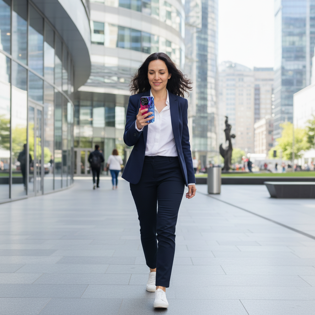 Abstract Flame Magnetic Phone Case — Tough Magnetic Protective Cover