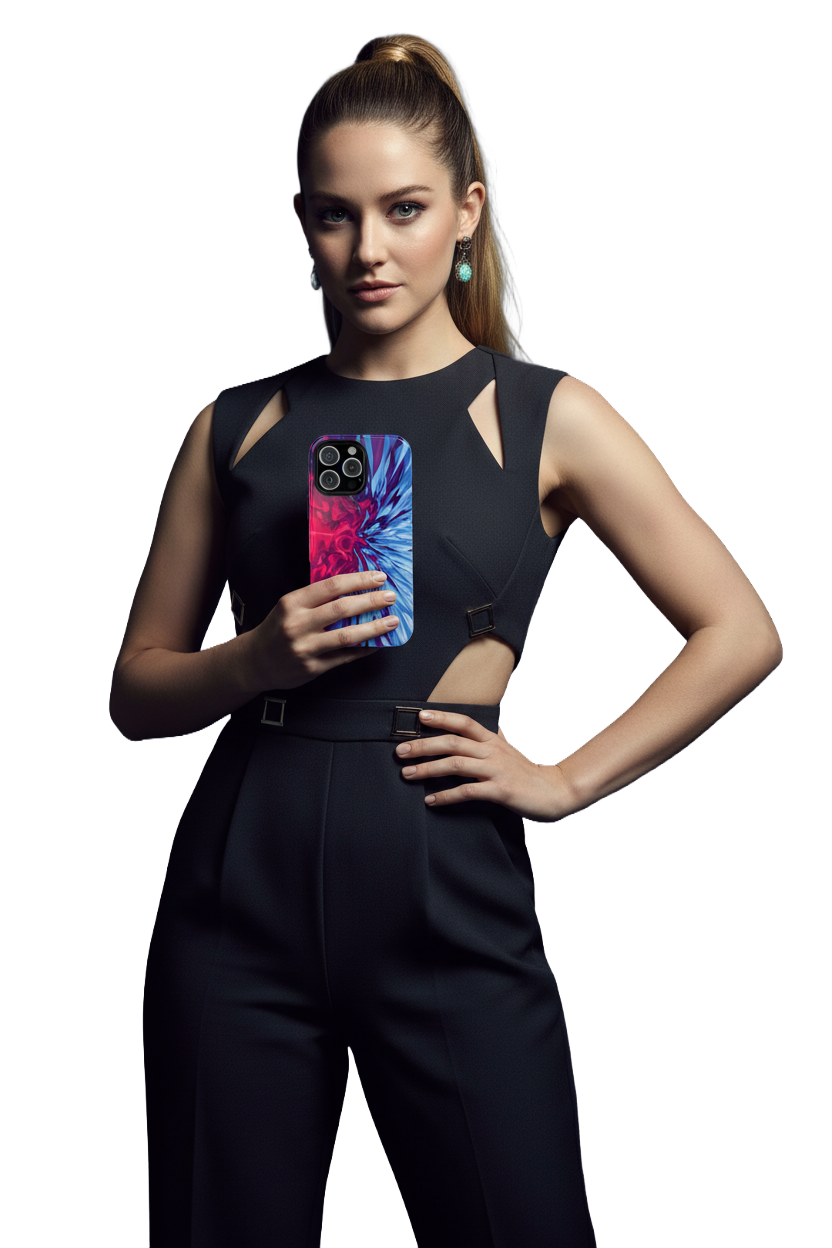 Abstract Flame Magnetic Phone Case — Tough Magnetic Protective Cover