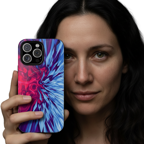 Abstract Flame Magnetic Phone Case — Tough Magnetic Protective Cover