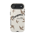 Progress Over Perfection Phone Case — Swallow Bird Protective Cover