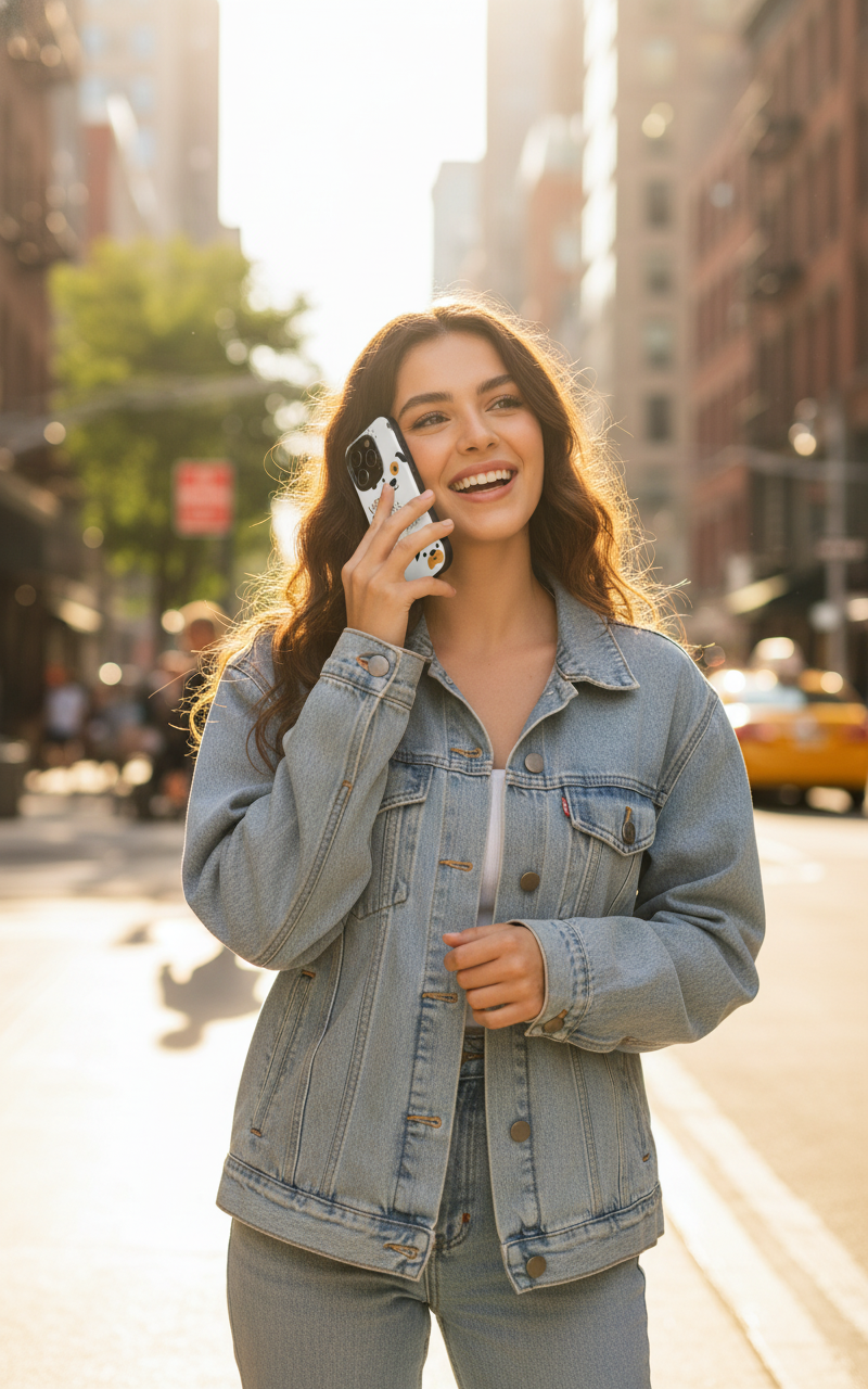Cute Puppy Pattern Phone Case — Customizable “Write Your Text” Dog Design